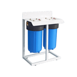 Διπλή φιλτροθήκη Big Blue 10″ - 1″ με compact μεταλλική βάση
